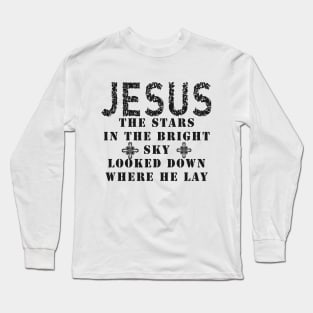 where he lay Long Sleeve T-Shirt